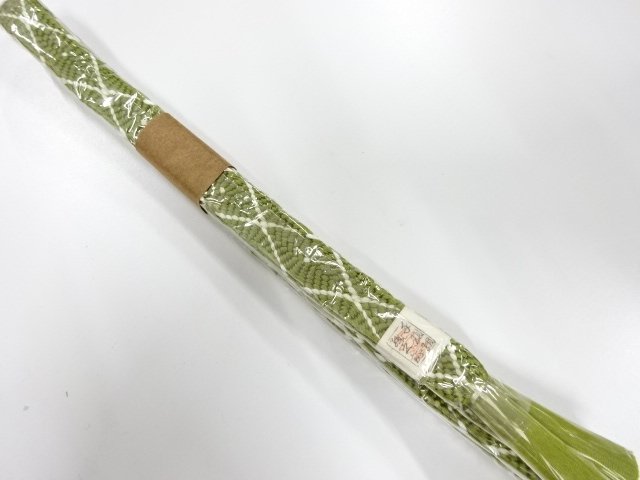 未使用品　正絹　手組帯締め